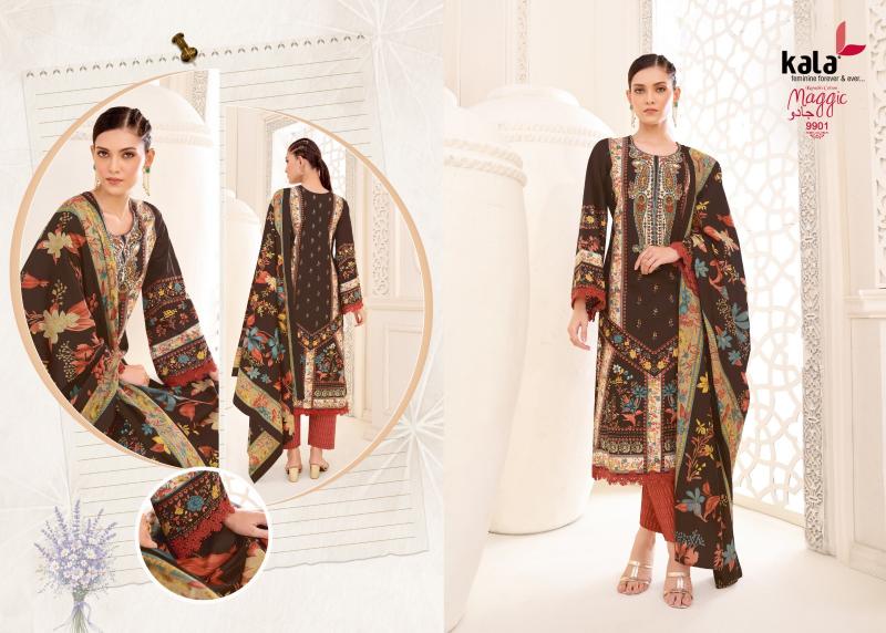 Kala maggic vol 25 wholesale dress material suppliers in ahmedabad
